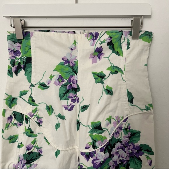 Vintage Betsey Johnson Floral Corset Skirt - Picture 4 of 10